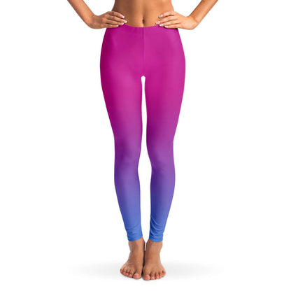 Pink to purple gradient Leggings