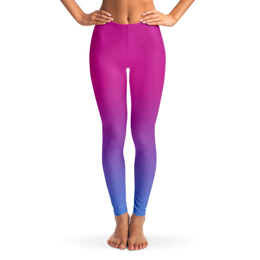 Pink to purple gradient Leggings