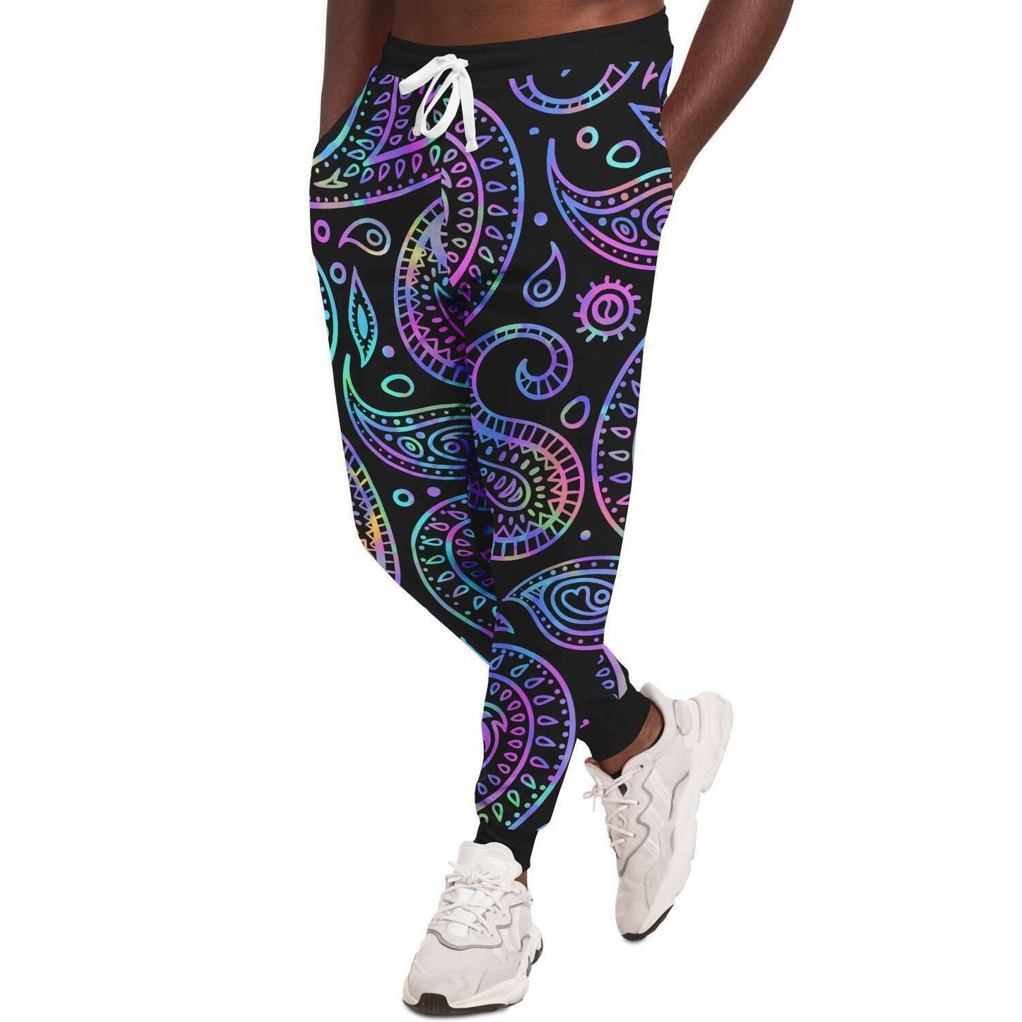 Colorful paisely jogger