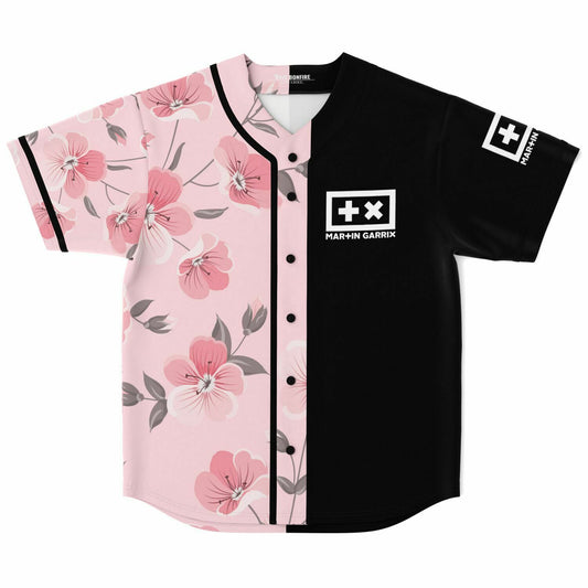 Martin garrix pink flowers baseball jersey (new)