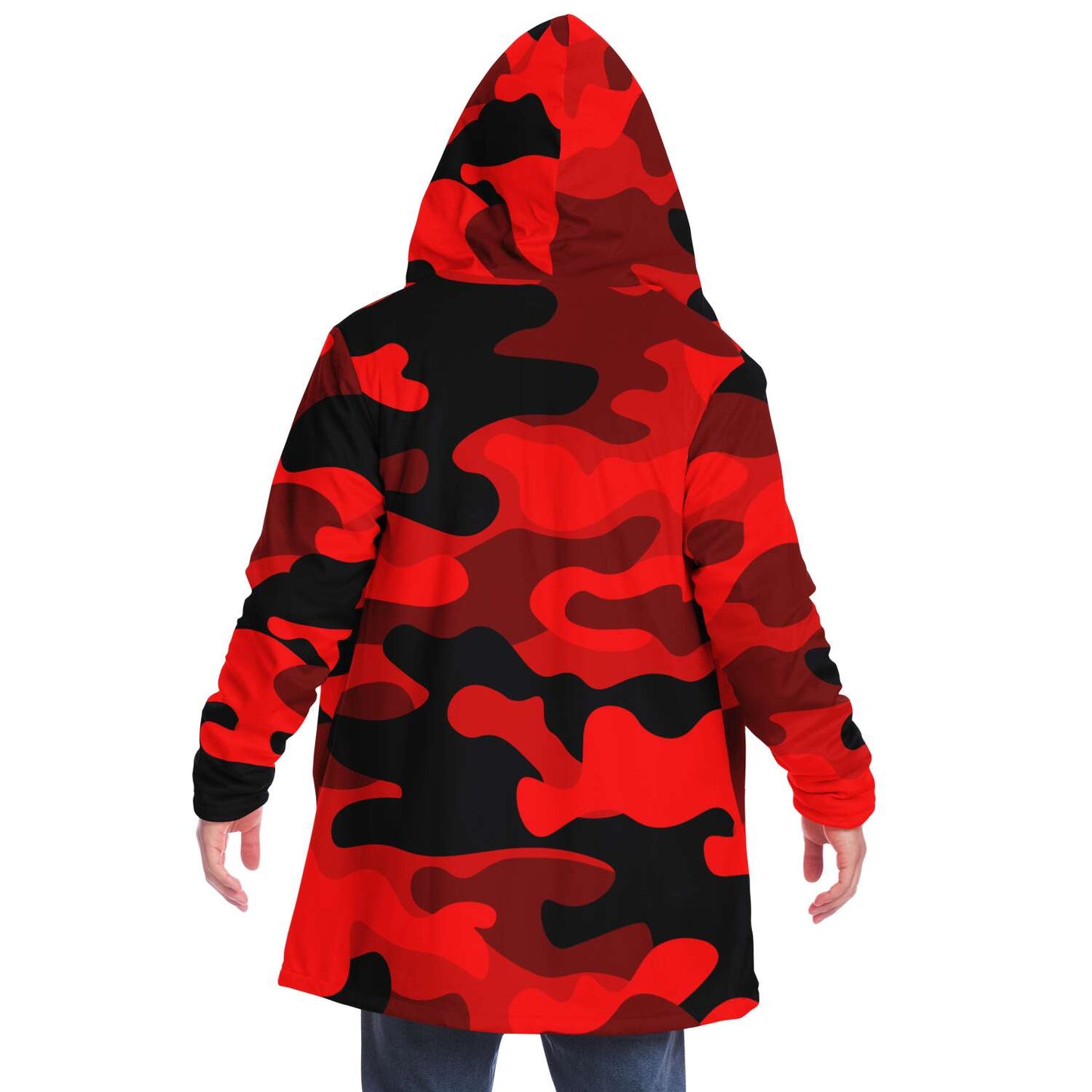 Red camouflage Cloak