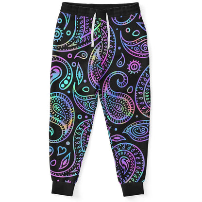Colorful paisely jogger