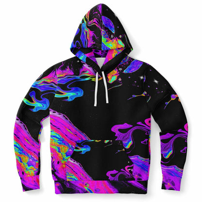 Trippy Oil silk hoodie