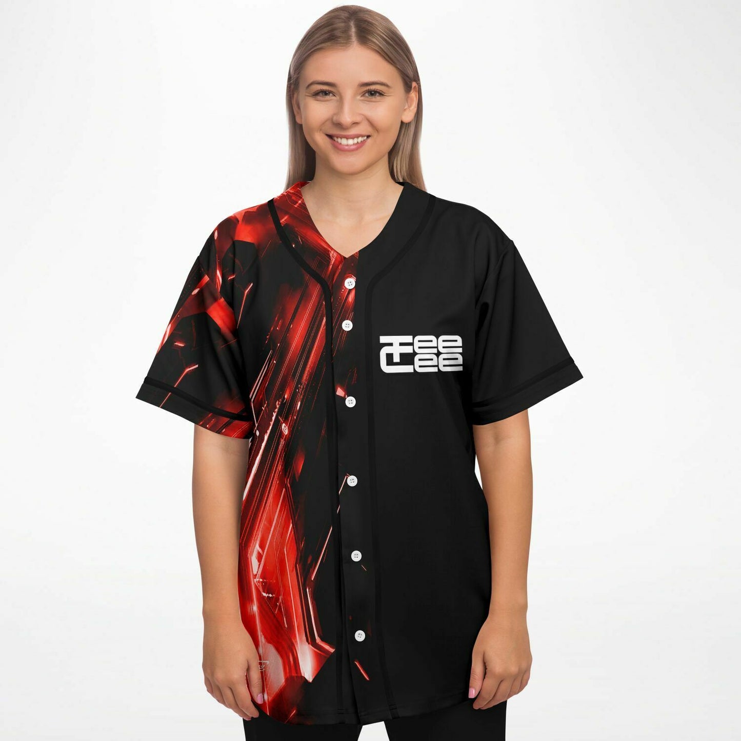 Red Teecee baseball jersey