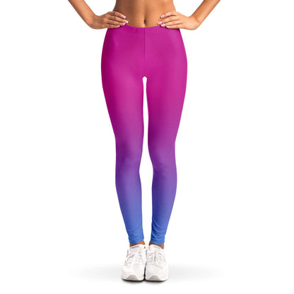 Pink to purple gradient Leggings