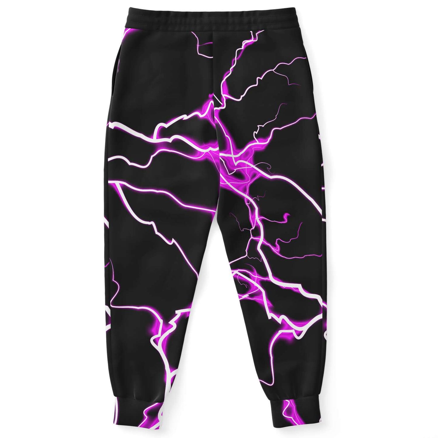 Pink electric bolt jogger