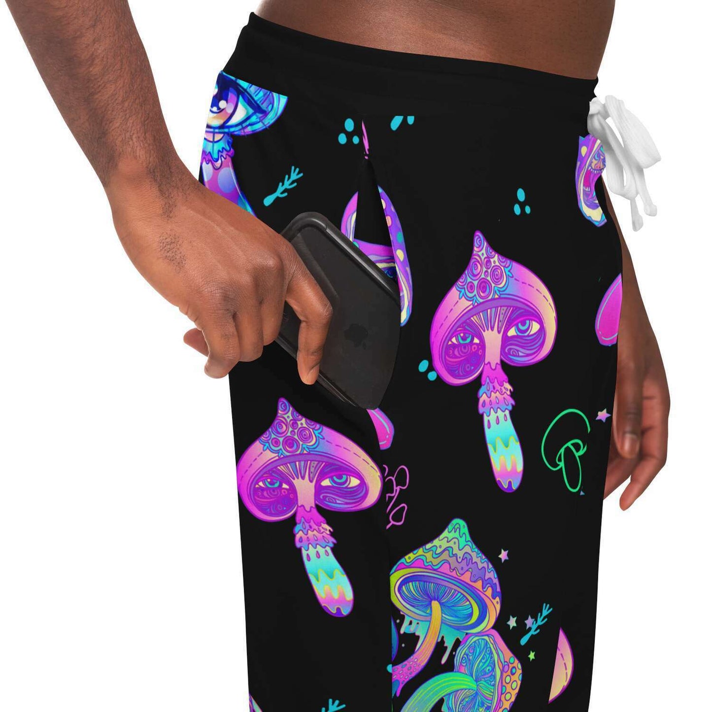 Mushrooms forest jogger