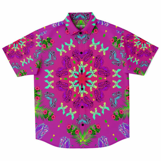 C.S Custom short sleeve button down shirt