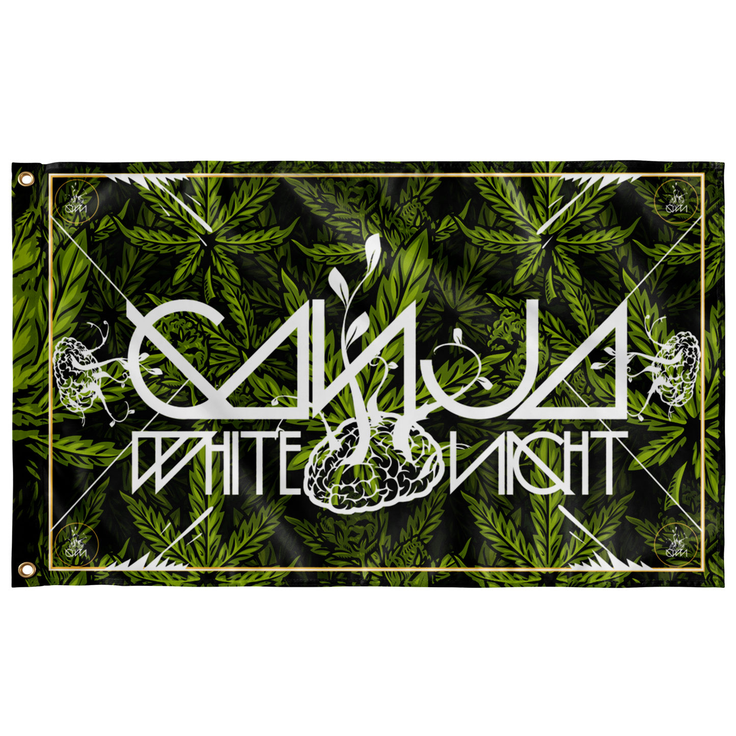 GANJA WHITE NIGHT FLAG