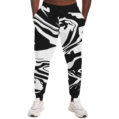 B&W acid trip jogger