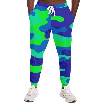 Colorful camouflage jogger