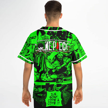 Zoro one pience baseball jersey