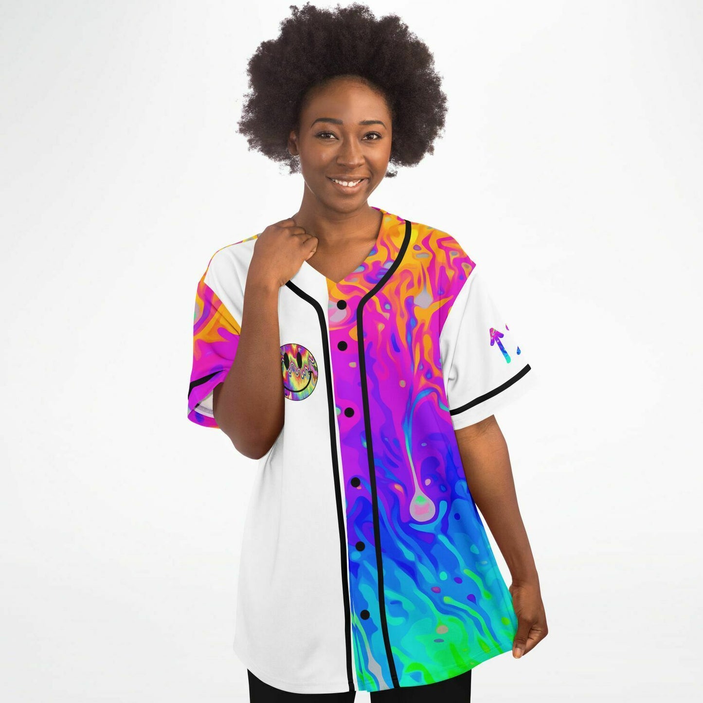 Daddy rainbow acid trip baseball jersey
