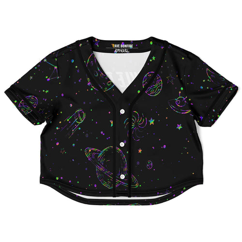 pickle rick crop top jersey
