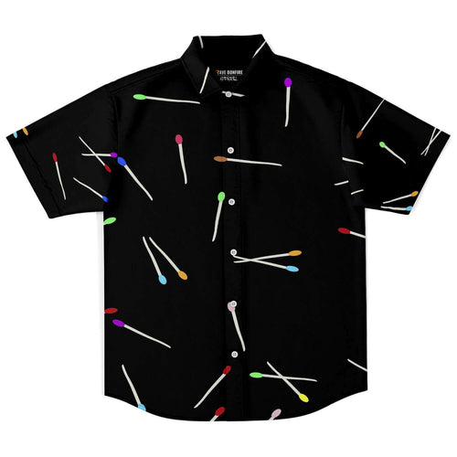 Matches short sleeve button down shirt