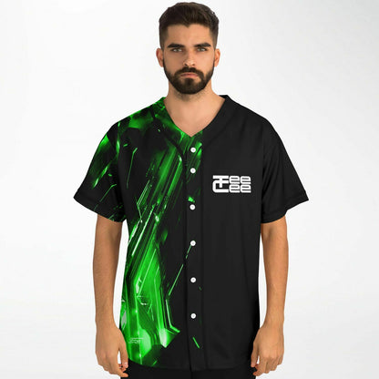 Green teecee baseball jersey