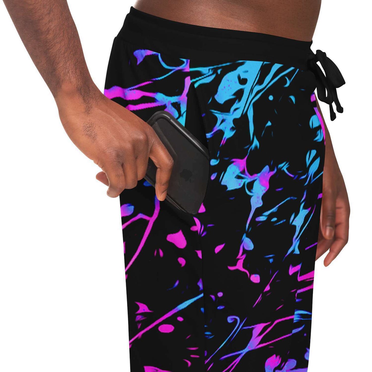 Colorful paint splash jogger