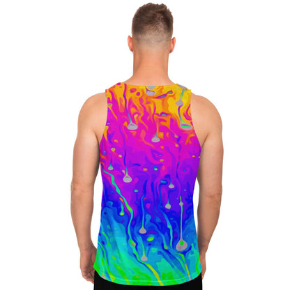 Rainbow acid trip tank top