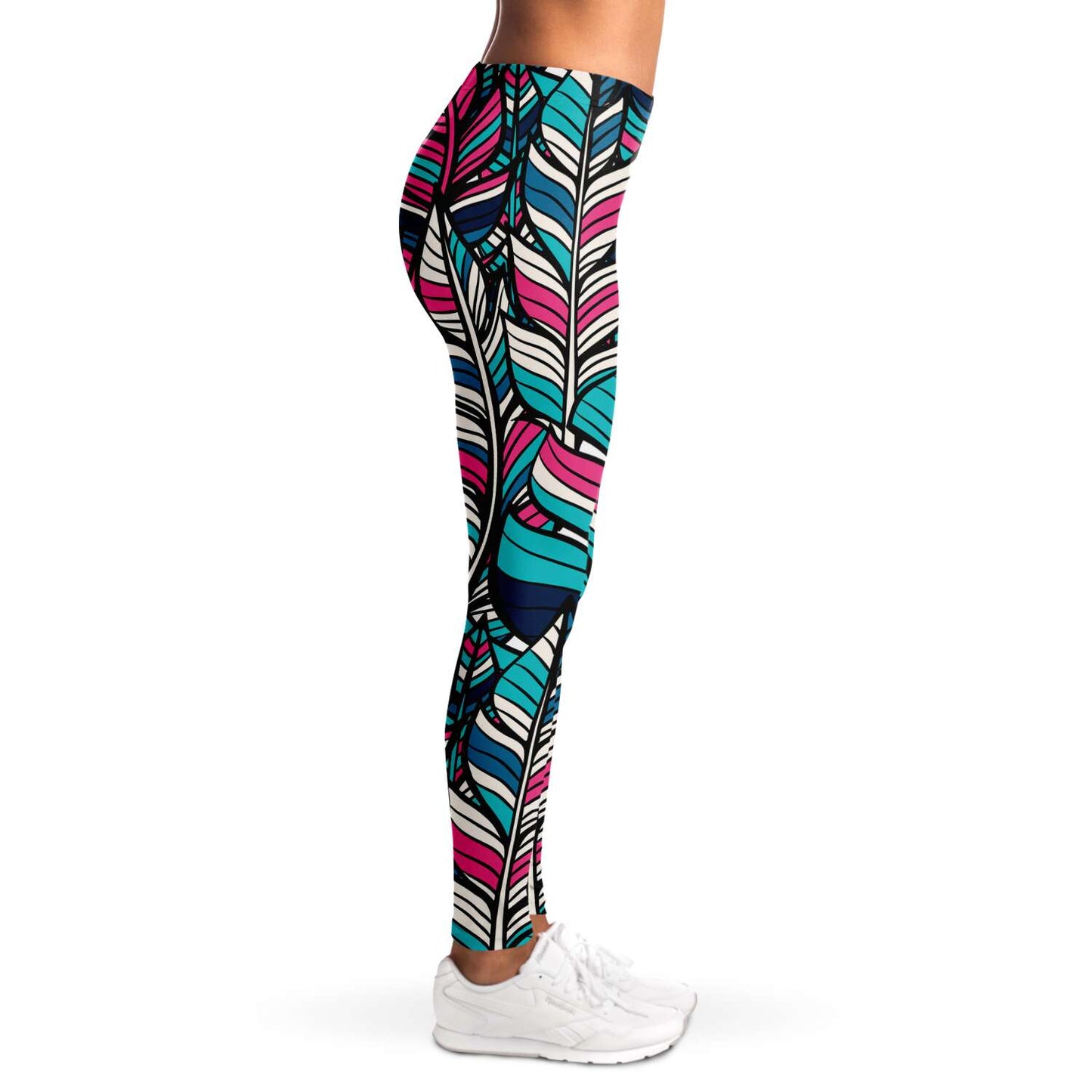 Colorful feathers Leggings