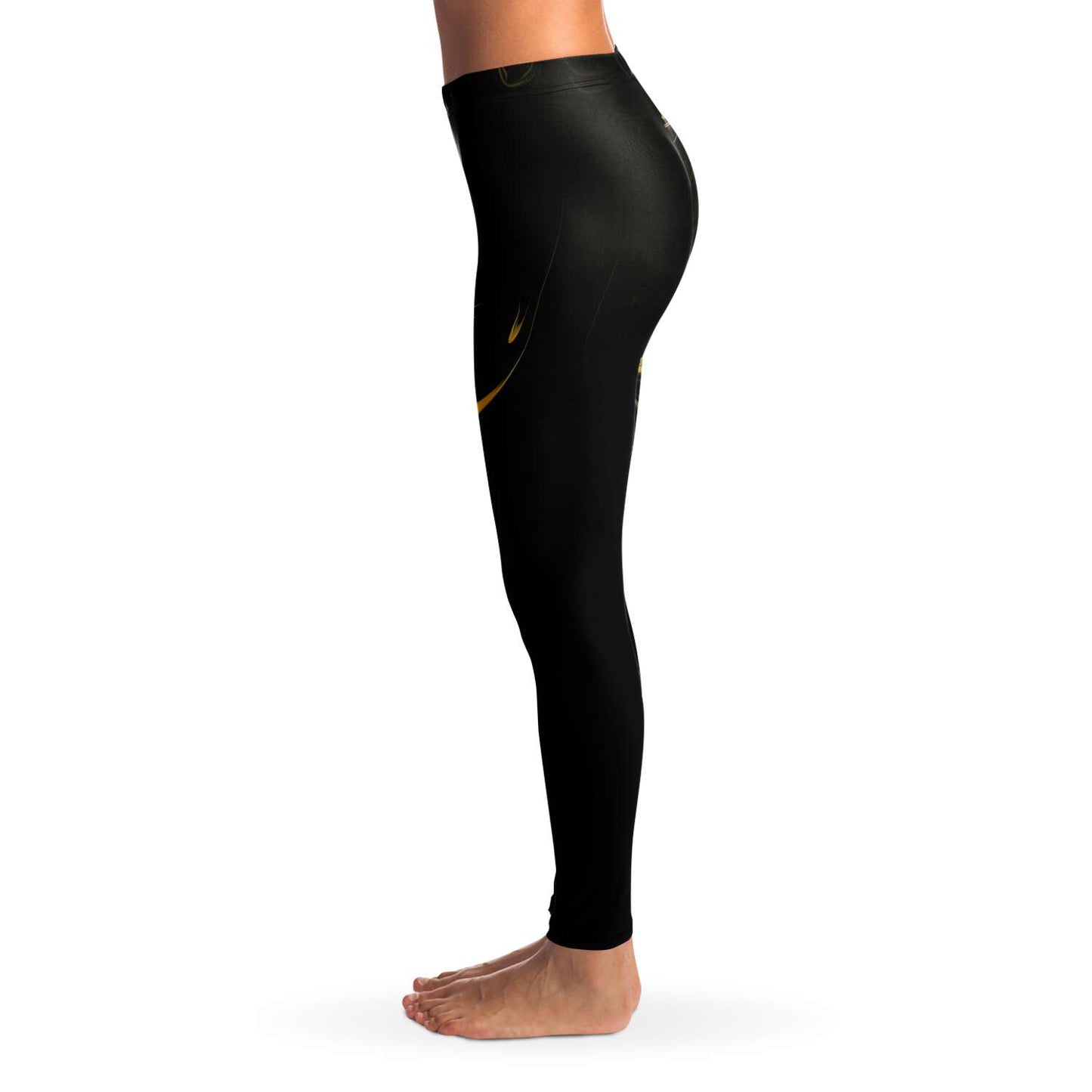 Gold trippy Leggings