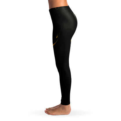 Gold trippy Leggings