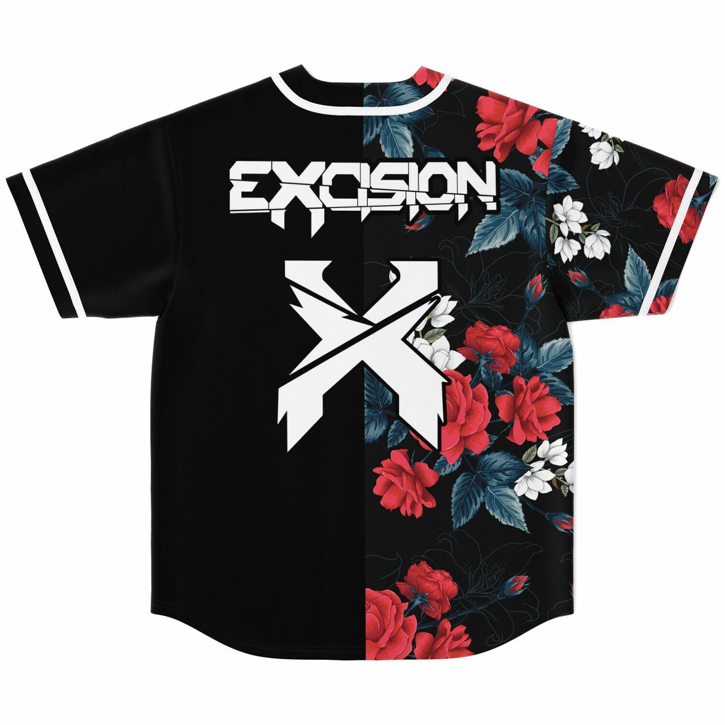 Joshua red flowers custom jersey