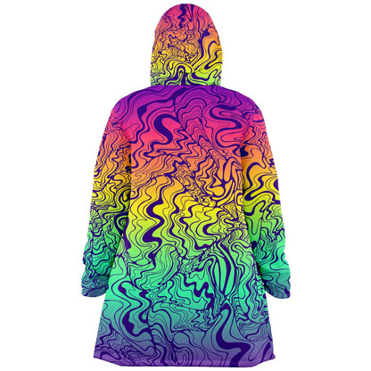 Rainbow psychedelic  lines cloak
