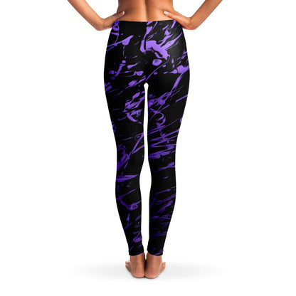 Purple splashed Leggings