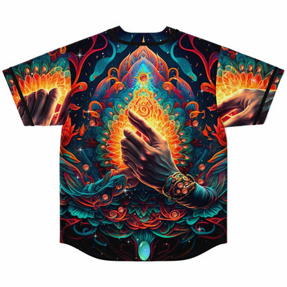 Psychedelic rave Baseball Jersey