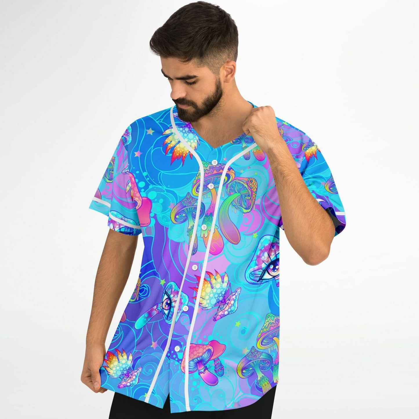 Mushrooms set baseball jersey