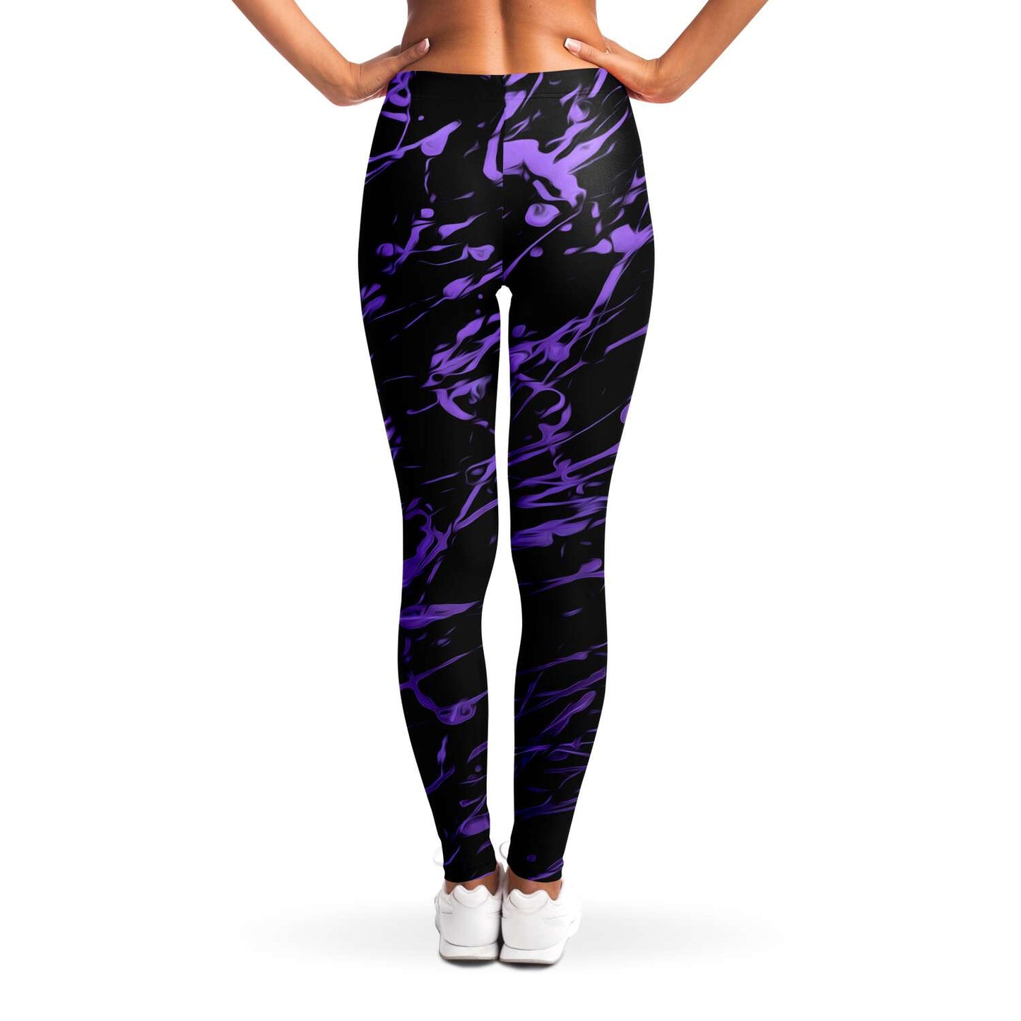 Purple splashed Leggings