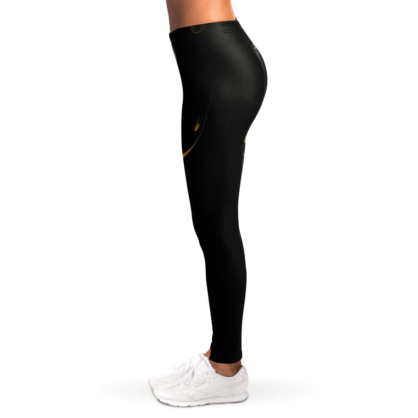 Gold trippy Leggings