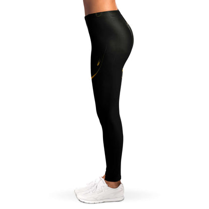 Gold trippy Leggings