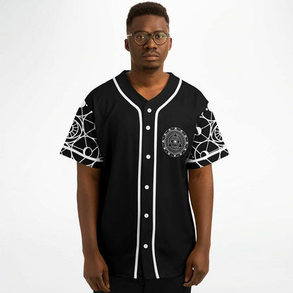 Illuminati abstract baseball jersey