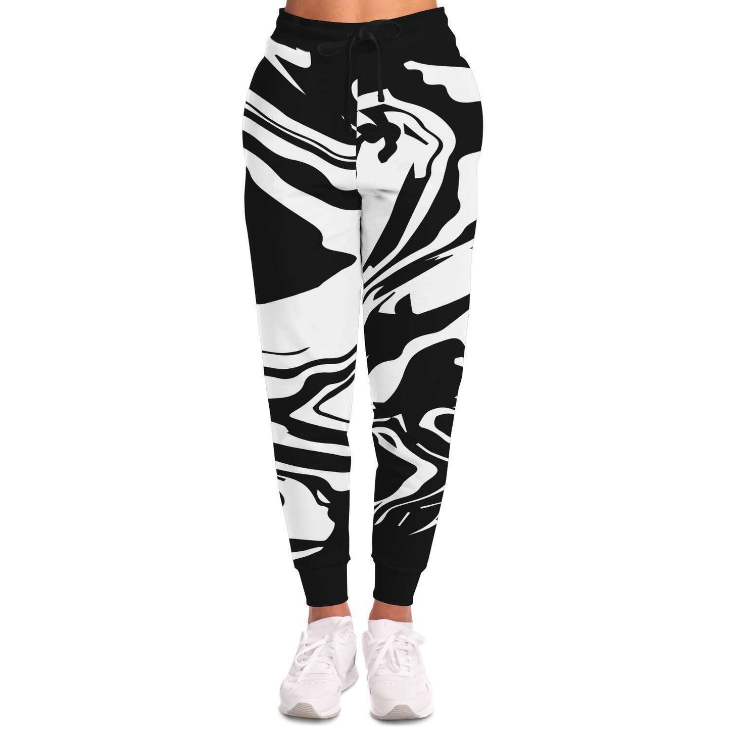 B&W acid trip jogger
