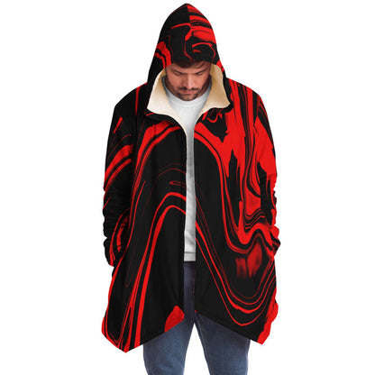 Red acid drip Cloak