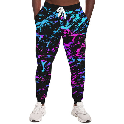 Colorful paint splash jogger