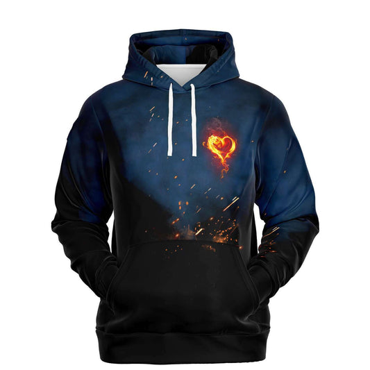hearts on fire hoodie V2