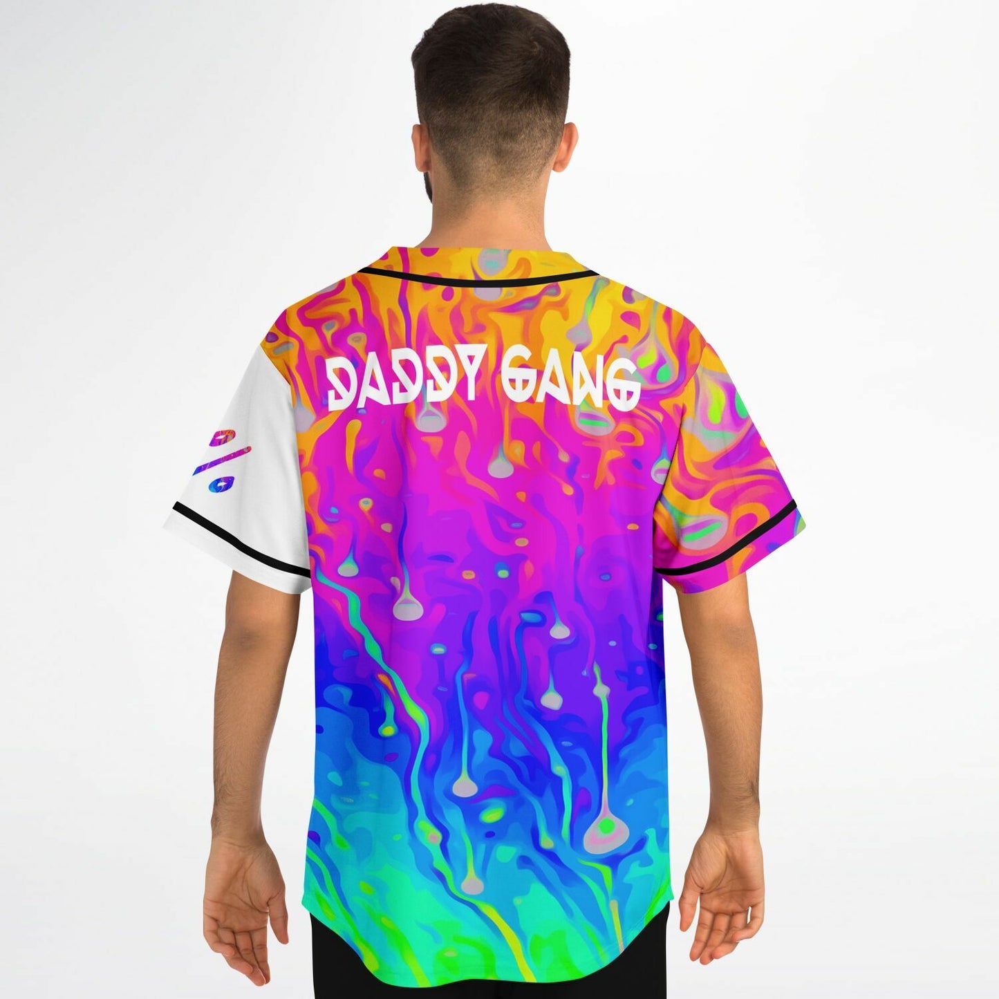 Daddy rainbow acid trip baseball jersey
