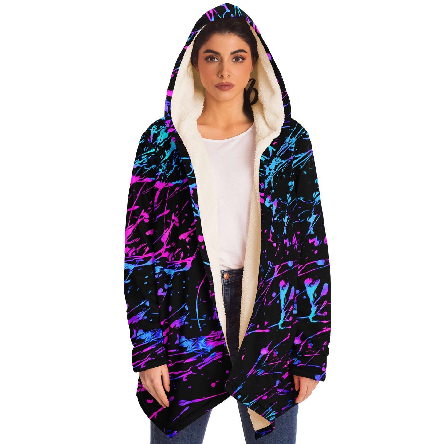 Splashed cloak