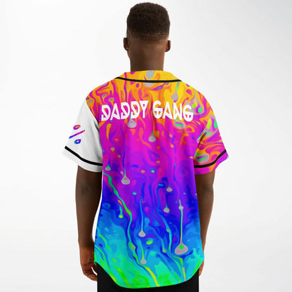 Daddy rainbow acid trip baseball jersey