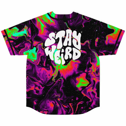 Stay weird custom rave baseball Jersey
