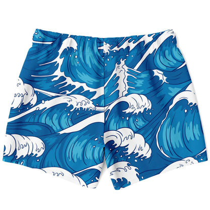 Waves shorter-length swim trunks