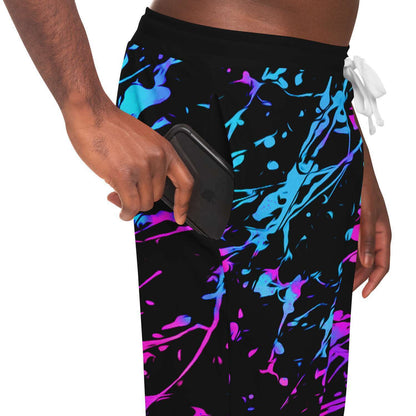 Colorful paint splash jogger