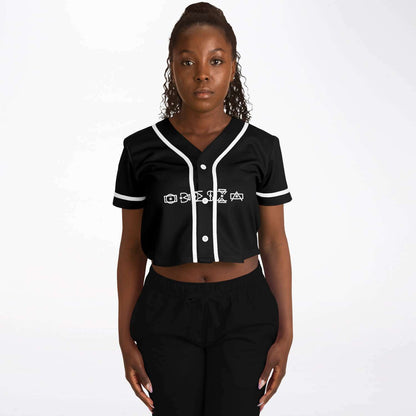 Light dispersion crop top jersey
