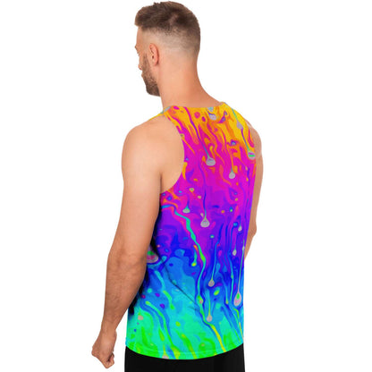 Rainbow acid trip tank top