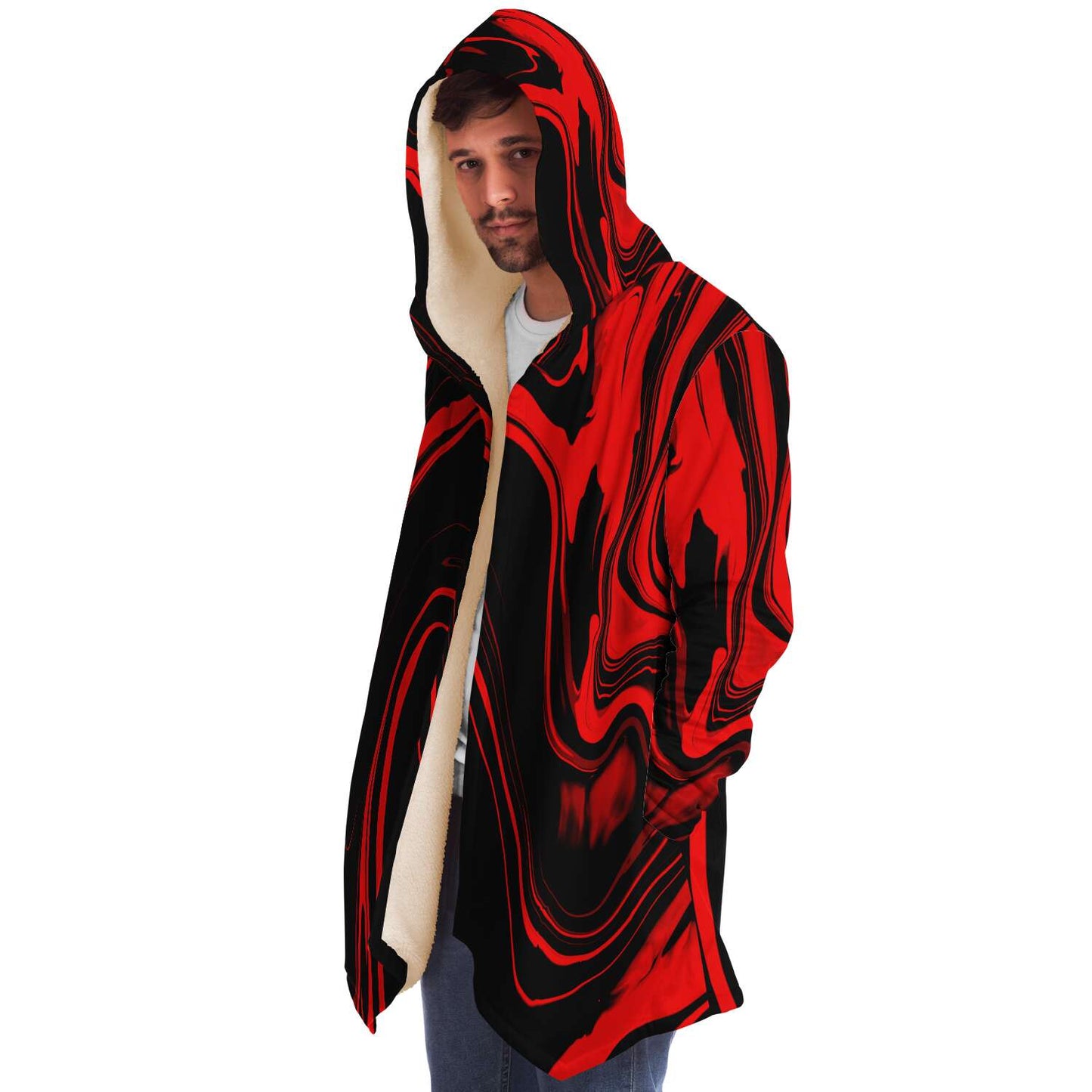Red acid drip Cloak