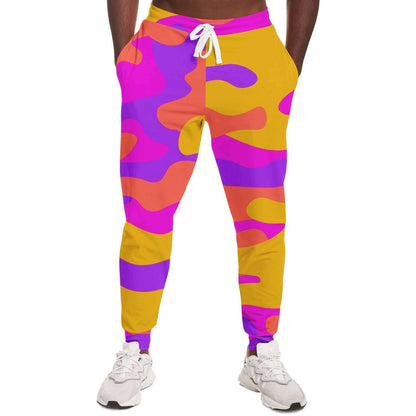 Colorful camouflage jogger