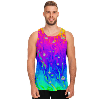 Rainbow acid trip tank top