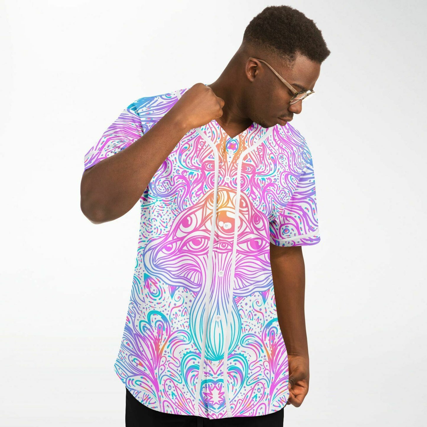 Active mushroom baseball jersey